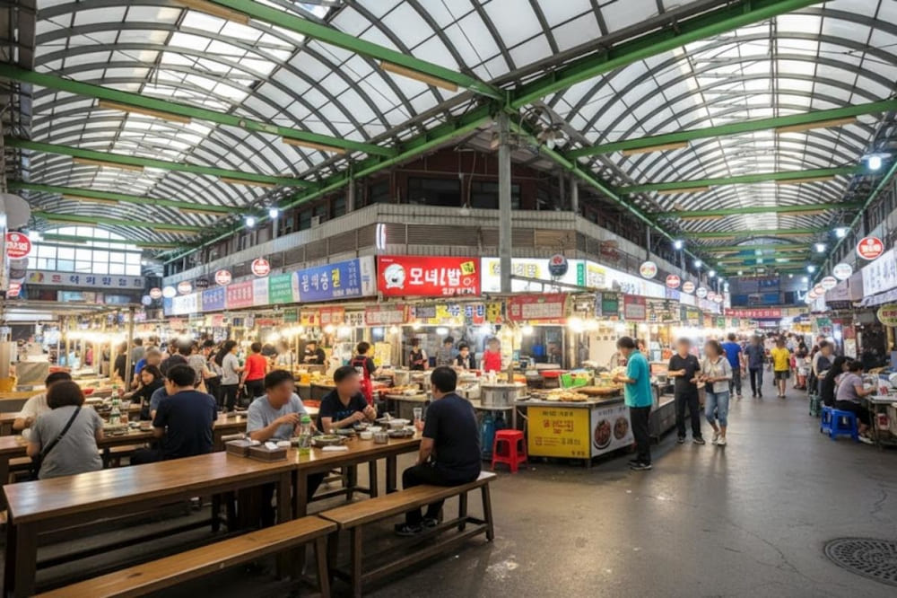 Dạo chợ đêm Gwangjang